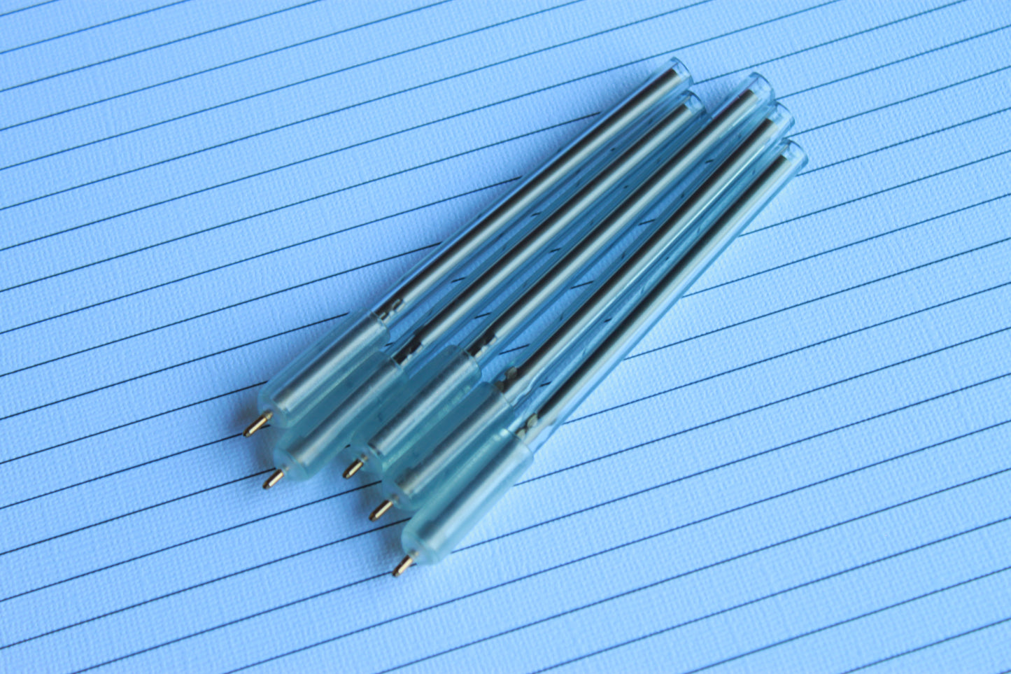 Non-Lethal Flexible Ball Point Pen Writing Tool Black and Blue Ink