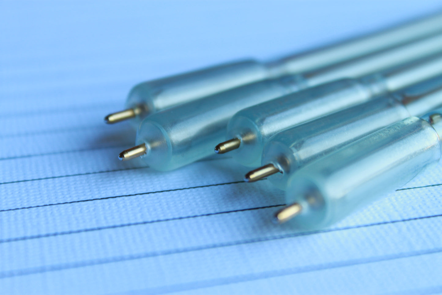 Non-Lethal Flexible Ball Point Pen Writing Tool Black and Blue Ink