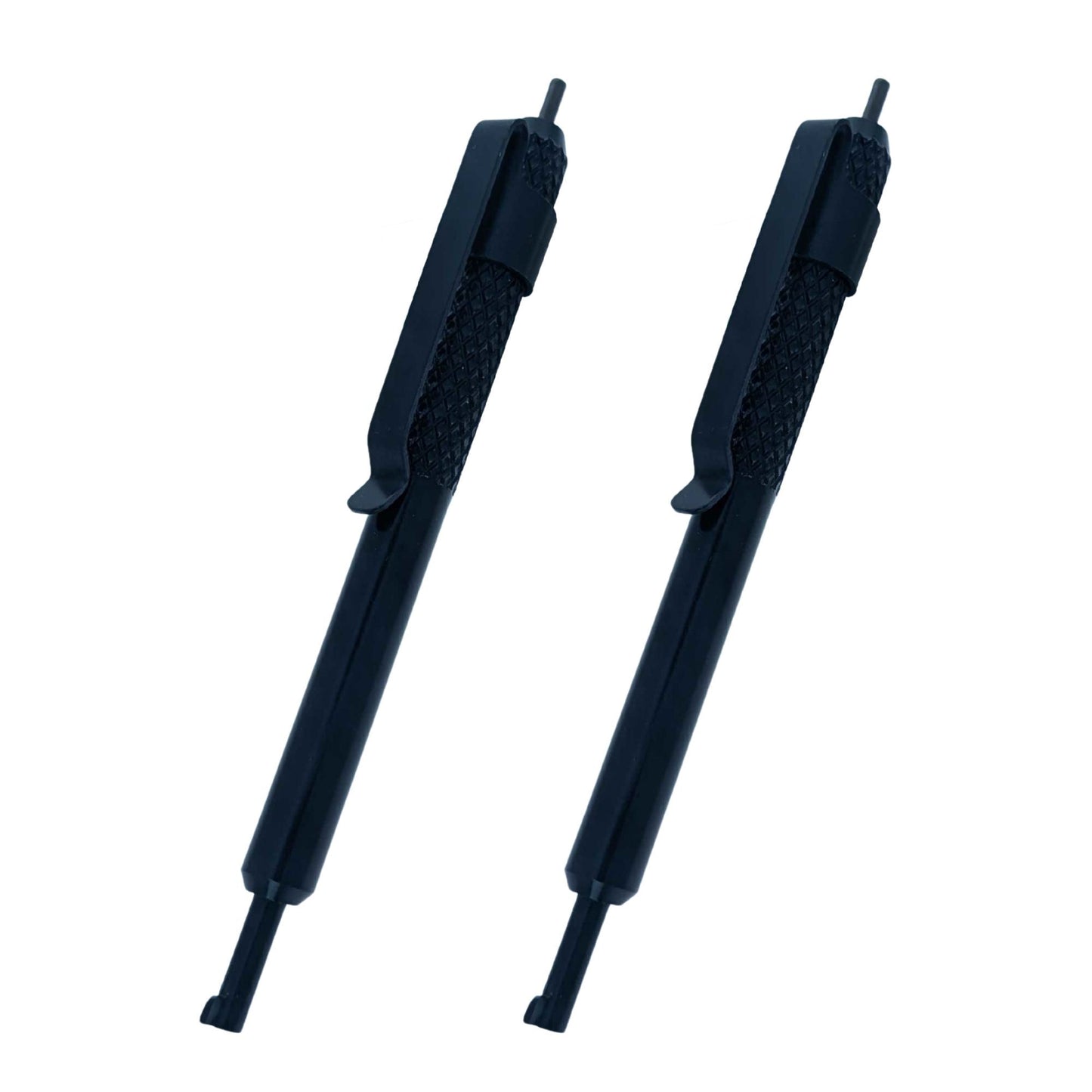 Universal Tactical Handcuff Key Police Pen Style with Pocket Clip and Back Pin, Black