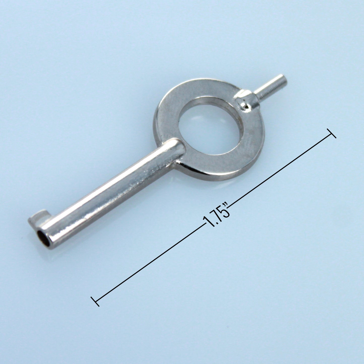 Universal handcuff key with measurement showing 1.75-inch length.