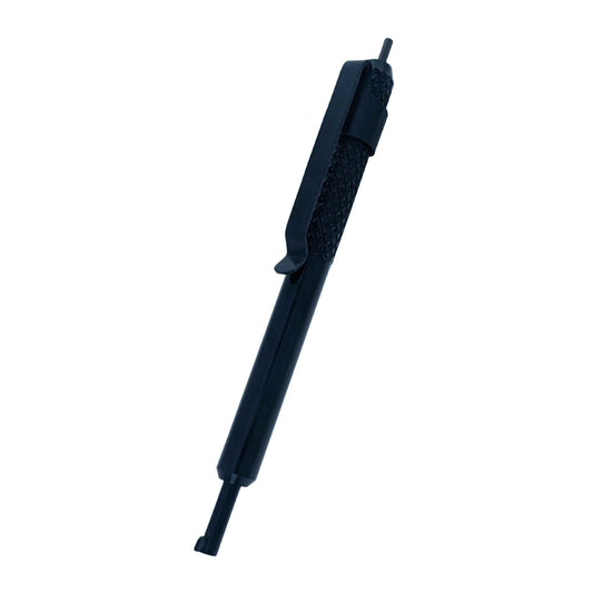 Universal Tactical Handcuff Key Police Pen Style with Pocket Clip and Back Pin, Black